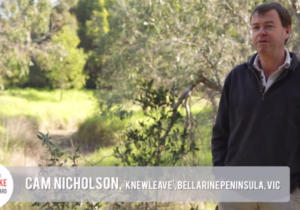 Cam Nicholson highly commended in Landcare Awards
